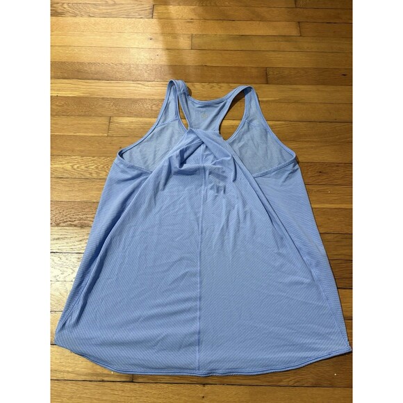 Lululemon Size 10 Essential Racerback Pleated Tank Top Hydrangea Blue - Picture 3 of 4